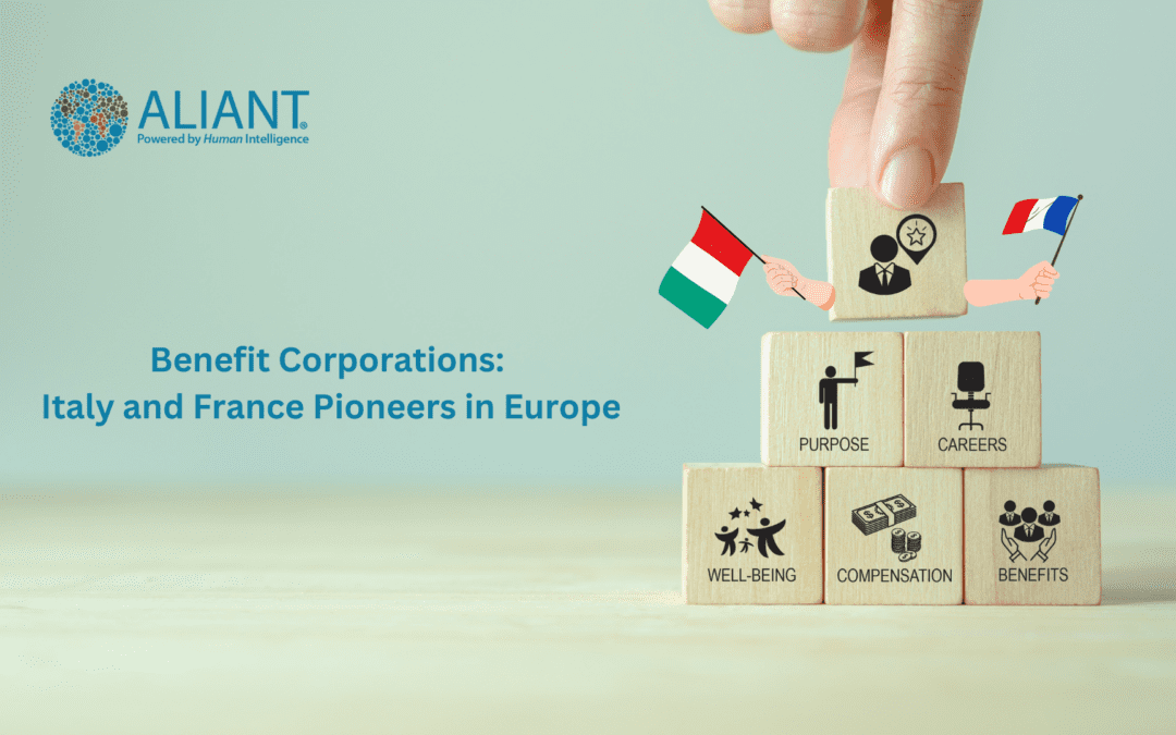 Benefit Corporations: Italy and France Pioneers in Europe