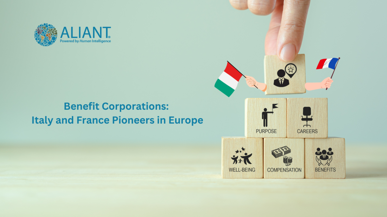 Benefit Corporations: Italy and France Pioneers in Europe