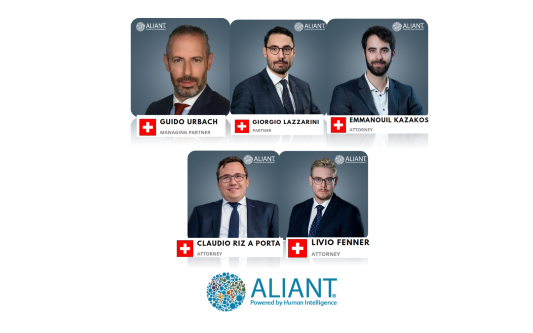 Kohli Urbach Rechtsanwälte AG Joins Aliant As Aliant Swizerland