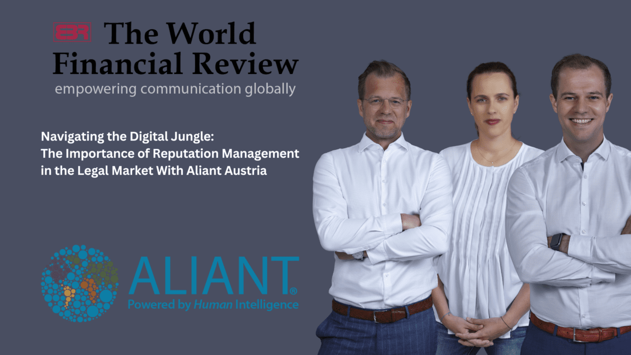 Aliant Publishes In The World Financial Review With Aliant Austria